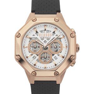 Versace White Dial Rose Gold Men's Watch
